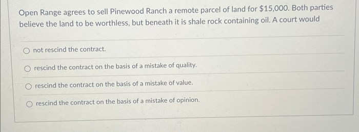 Open range agrees to sell pinewood ranch