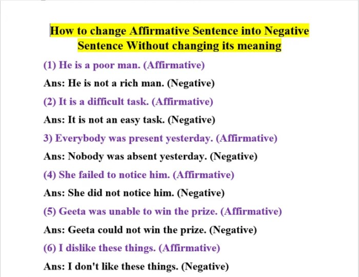 Change these sentences into questions by inverting the word order