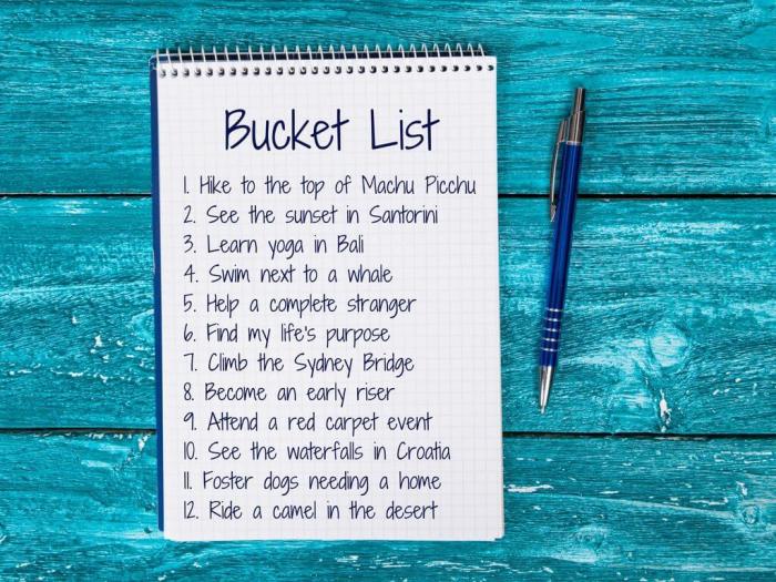 The bucket list movie questions and answers