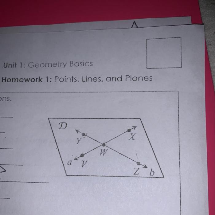 Naming points lines and planes practice answer key