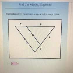 Geometry assignment find the length indicated