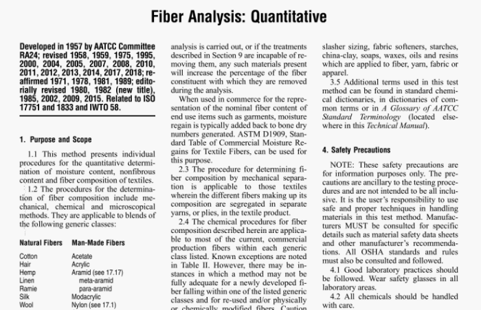 Introduction to fiber analysis webquest activity