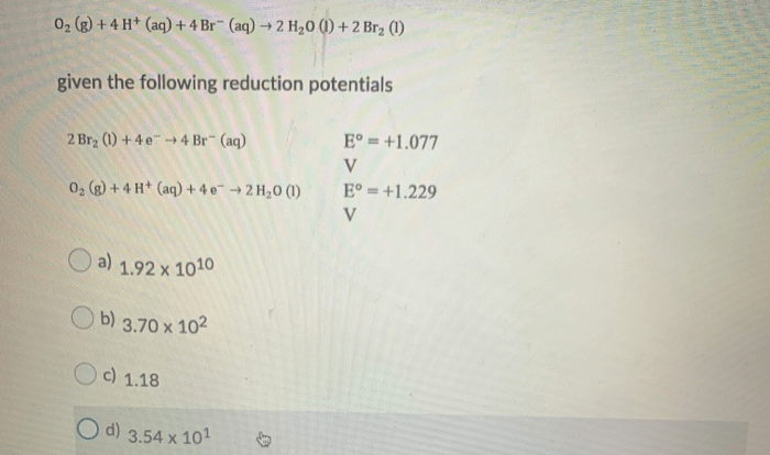 Calculate k at 298 k for the following reaction